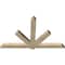 Ekena Millwork Kennewick Rough Sawn Timber Gable Bracket, Douglas Fir, 84"W x 53"H x 4"D x 6"F, 15/12 Pitch GBW084X53X0406KEN00RDF - alternate 5